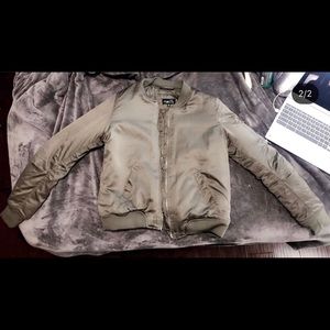 Olive Green Bomber Jacket !